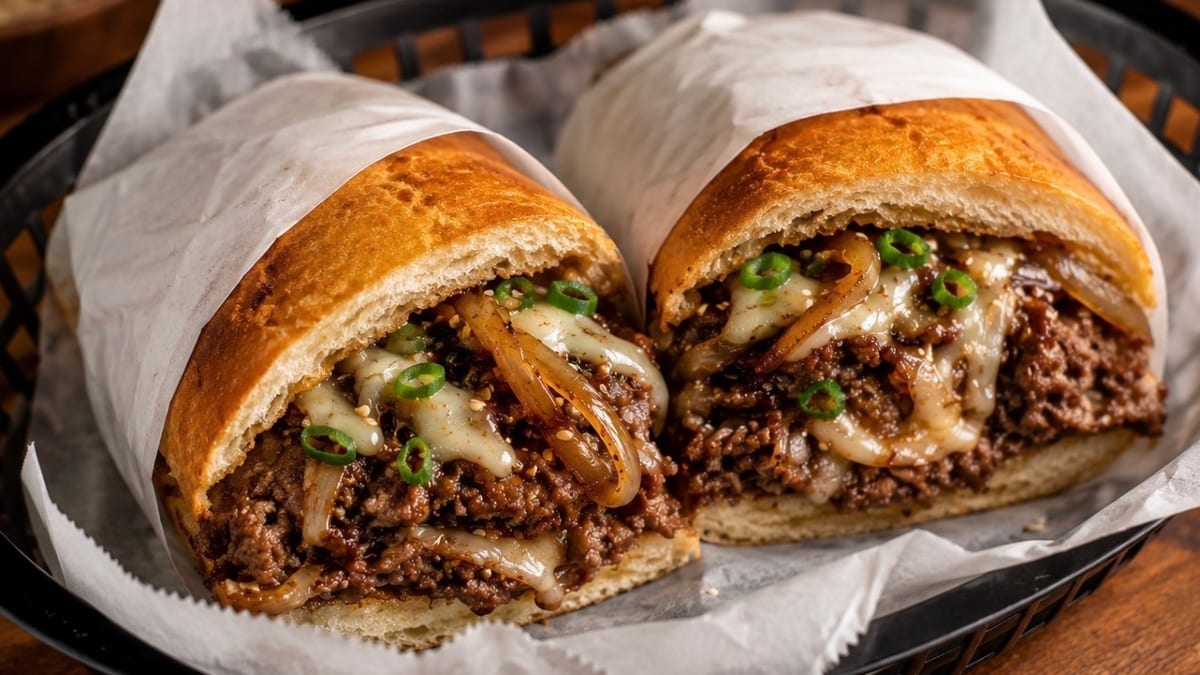The Bulgogi Rib-Eye Cheesesteak